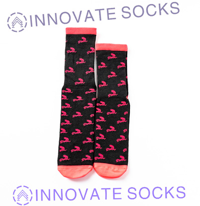 Fly Squirrel Crew Anti Skid Grip Trampoline Park Socks