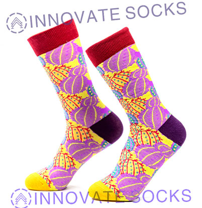 Attractable Dreamy Colorful Cartoon Cotton Socks Tube Happy Socks