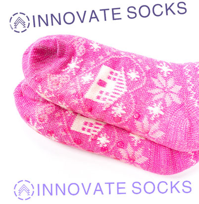 Warm Knitted Winter Home Socks