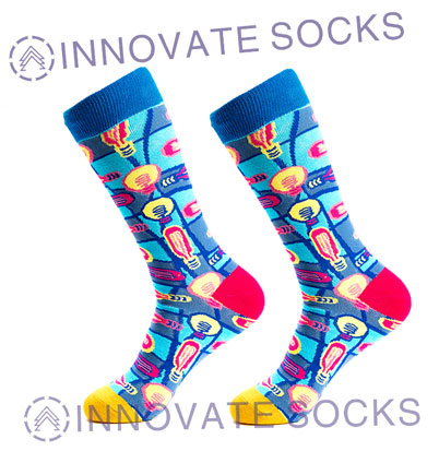 Attractable Dreamy Colorful Cartoon Cotton Socks Tube Happy Socks