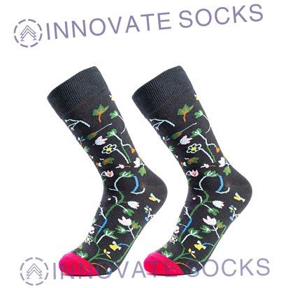 Personalized Unisex Happy Sock Breathable Crew Sock