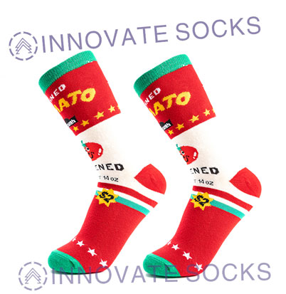 Personalized Unisex Happy Sock Breathable Crew Sock