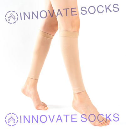Medical Open Toe Toeless Knee High Compression Socks-2