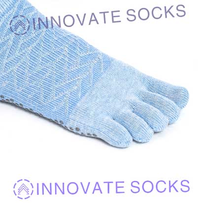 Wicking Elastic Sport Anti-slip Five Toe Yoga Socks