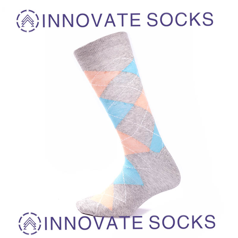 Fancy Multi Colorful Patterned  Custom Women Socks Sport Crew Socks-2.jpg