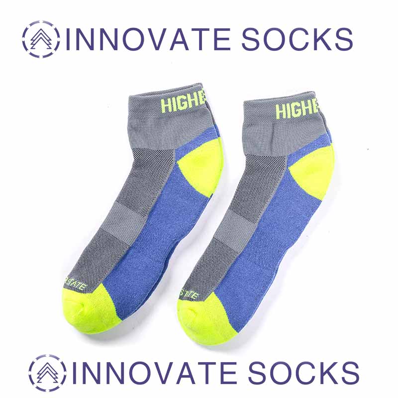 Nylon Bright Color Men Sport Cycling Socks-1.jpg