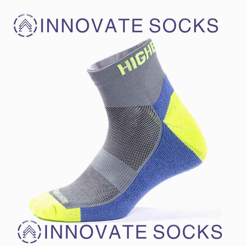 Nylon Bright Color Men Sport Cycling Socks-2.jpg