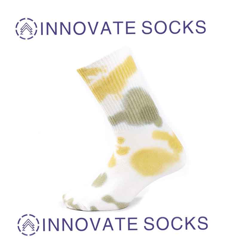 Cotton Ombre Dyeing Tie Dye Crew Sports Skateboard Socks-2.jpg