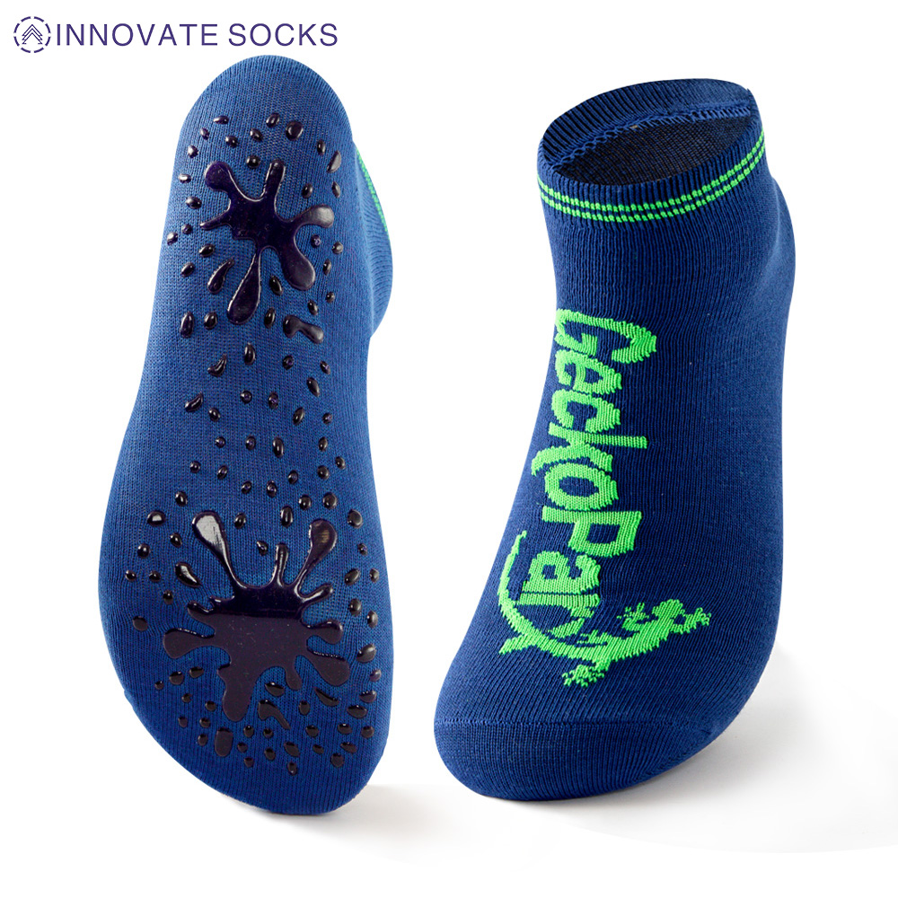 Gecko Ankle Anti Skid Grip Trampoline Park Socks