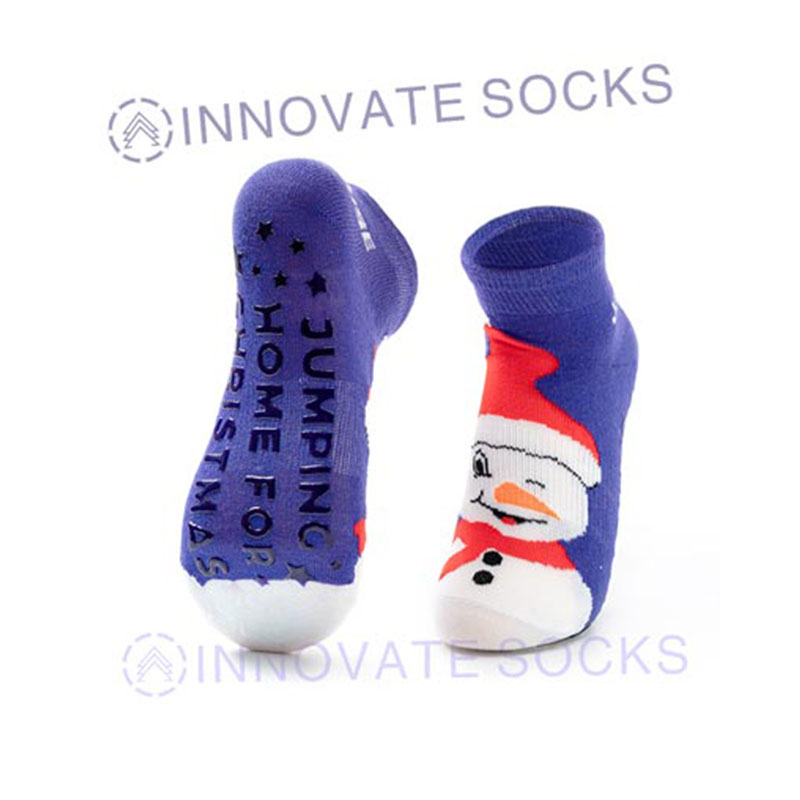 Jumping Home Ankle Anti Skid Grip Trampoline Park Socks